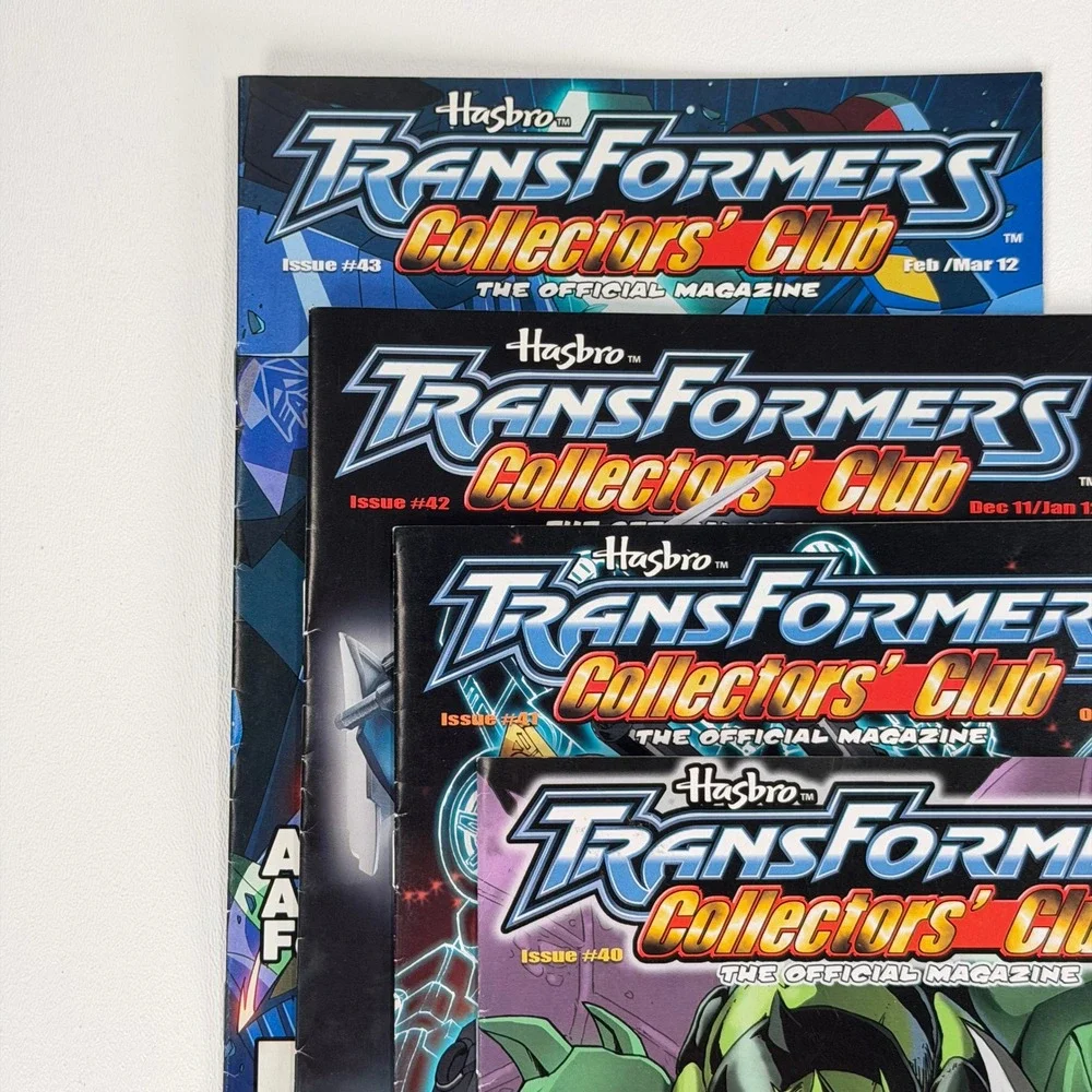 Lot of Transformers Comic Books Collectors Club | Issues #38-42